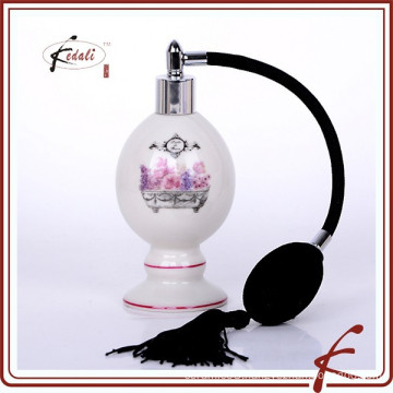 decal personal care rose design porcelain perfume spray bottle